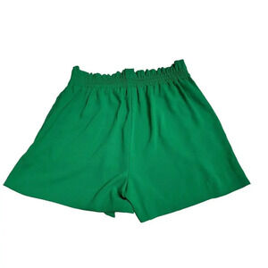 Worthington Kelly Green Paper Bag Waist Shorts Size Small